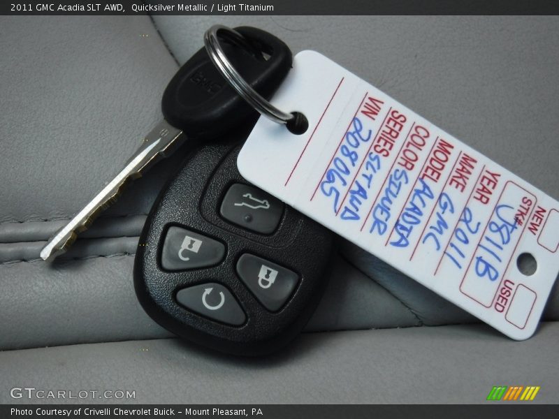 Quicksilver Metallic / Light Titanium 2011 GMC Acadia SLT AWD
