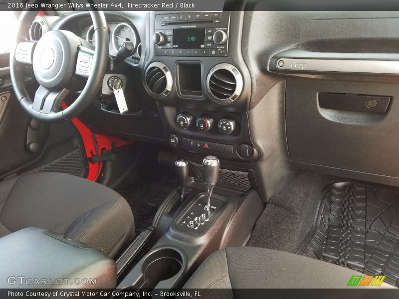 Firecracker Red / Black 2016 Jeep Wrangler Willys Wheeler 4x4