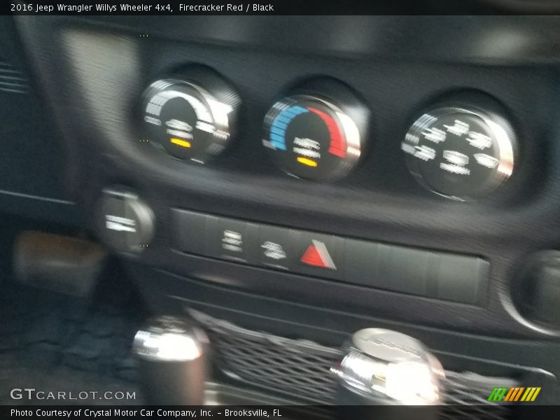 Firecracker Red / Black 2016 Jeep Wrangler Willys Wheeler 4x4