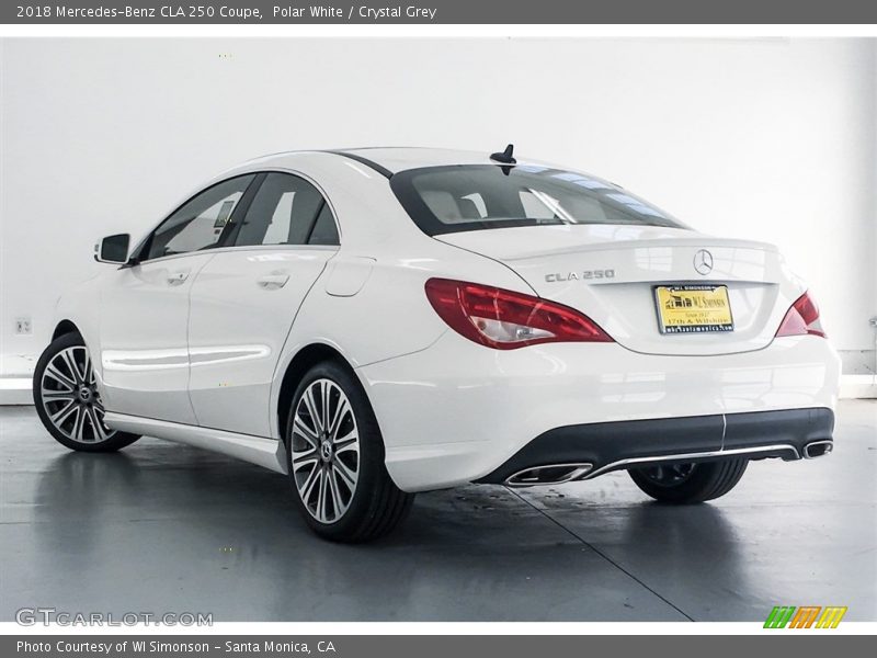 Polar White / Crystal Grey 2018 Mercedes-Benz CLA 250 Coupe