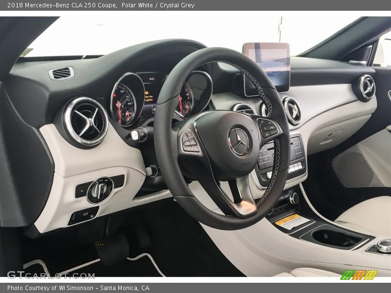 Polar White / Crystal Grey 2018 Mercedes-Benz CLA 250 Coupe