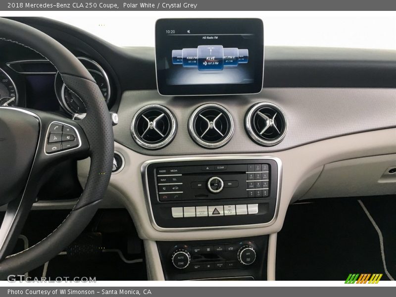 Polar White / Crystal Grey 2018 Mercedes-Benz CLA 250 Coupe