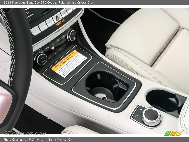 Polar White / Crystal Grey 2018 Mercedes-Benz CLA 250 Coupe