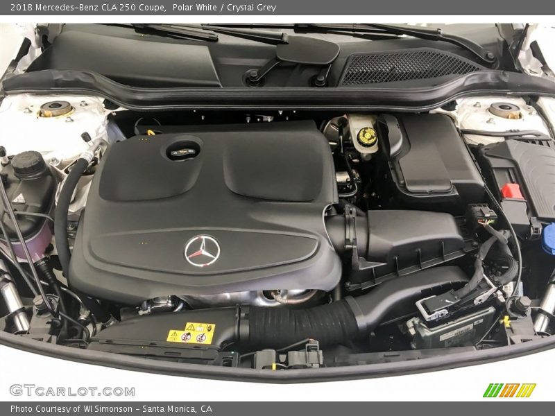 Polar White / Crystal Grey 2018 Mercedes-Benz CLA 250 Coupe
