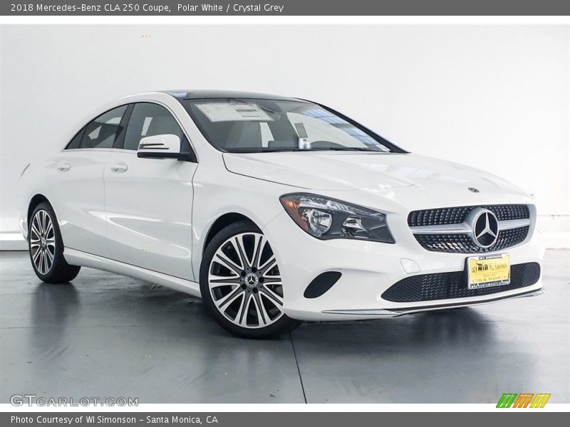 Polar White / Crystal Grey 2018 Mercedes-Benz CLA 250 Coupe