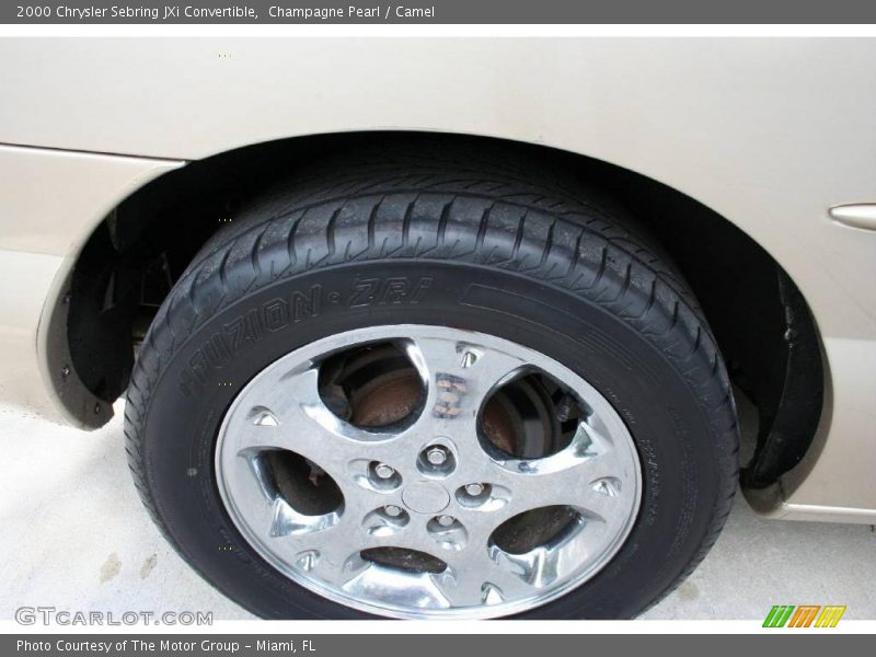 Champagne Pearl / Camel 2000 Chrysler Sebring JXi Convertible