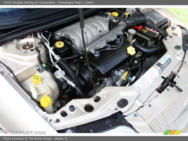 Champagne Pearl / Camel 2000 Chrysler Sebring JXi Convertible