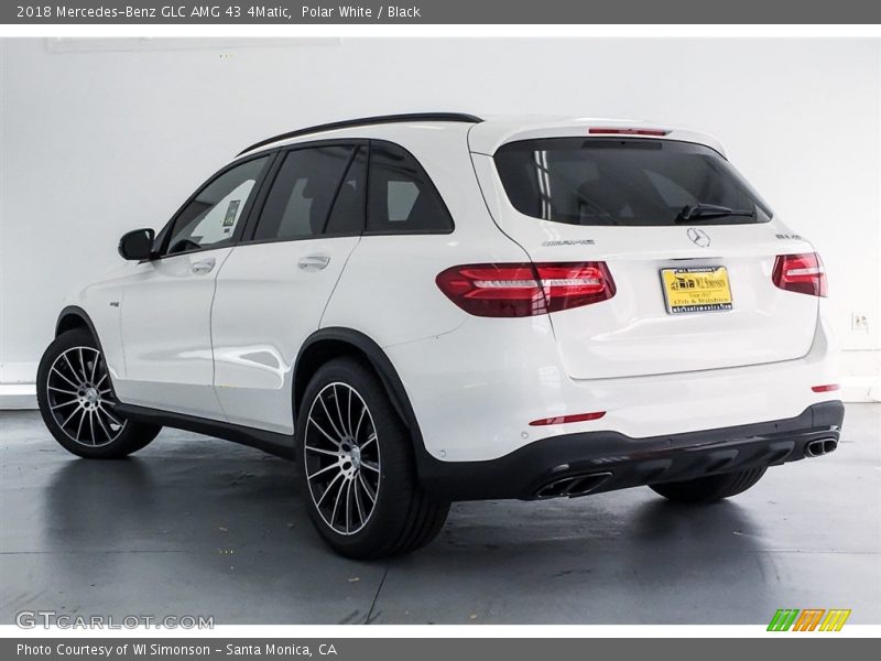 Polar White / Black 2018 Mercedes-Benz GLC AMG 43 4Matic