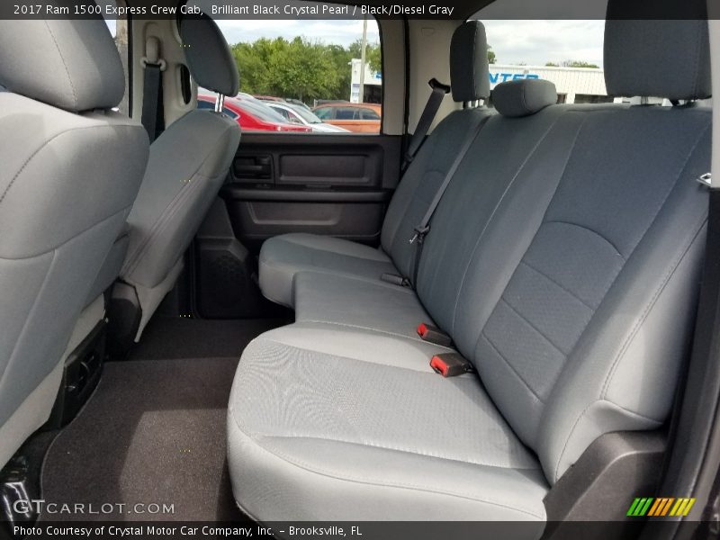 Brilliant Black Crystal Pearl / Black/Diesel Gray 2017 Ram 1500 Express Crew Cab