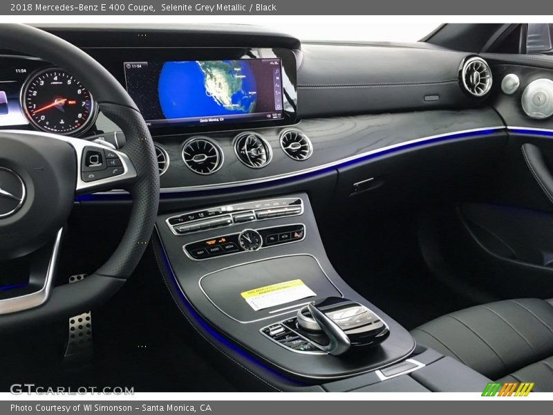 Selenite Grey Metallic / Black 2018 Mercedes-Benz E 400 Coupe