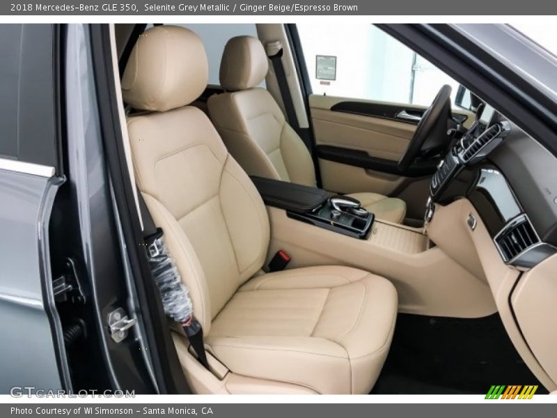 Selenite Grey Metallic / Ginger Beige/Espresso Brown 2018 Mercedes-Benz GLE 350