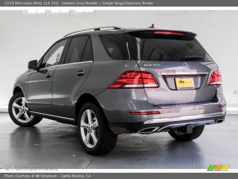 Selenite Grey Metallic / Ginger Beige/Espresso Brown 2018 Mercedes-Benz GLE 350