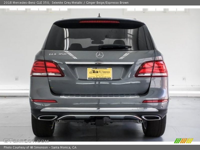 Selenite Grey Metallic / Ginger Beige/Espresso Brown 2018 Mercedes-Benz GLE 350