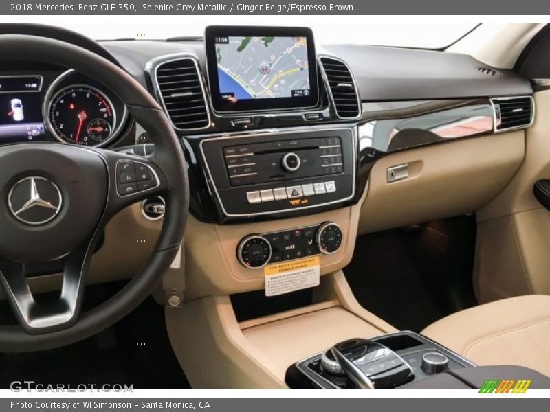 Selenite Grey Metallic / Ginger Beige/Espresso Brown 2018 Mercedes-Benz GLE 350
