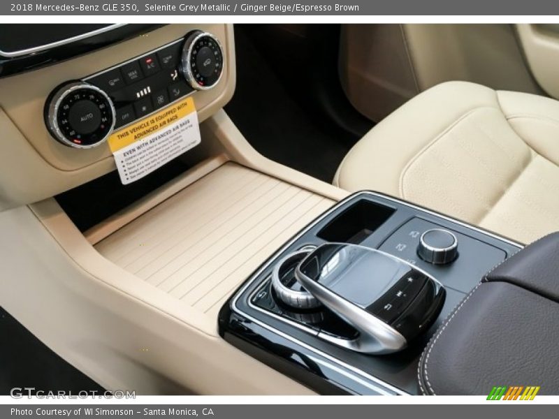 Selenite Grey Metallic / Ginger Beige/Espresso Brown 2018 Mercedes-Benz GLE 350