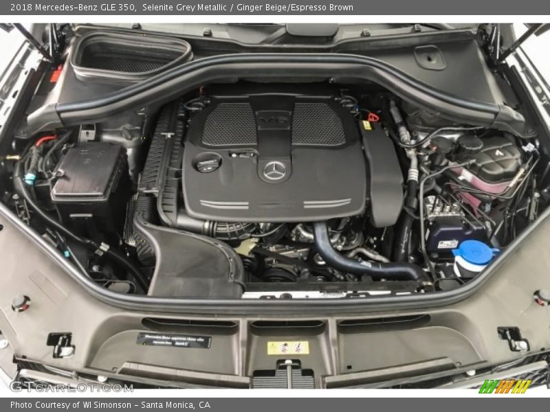 Selenite Grey Metallic / Ginger Beige/Espresso Brown 2018 Mercedes-Benz GLE 350