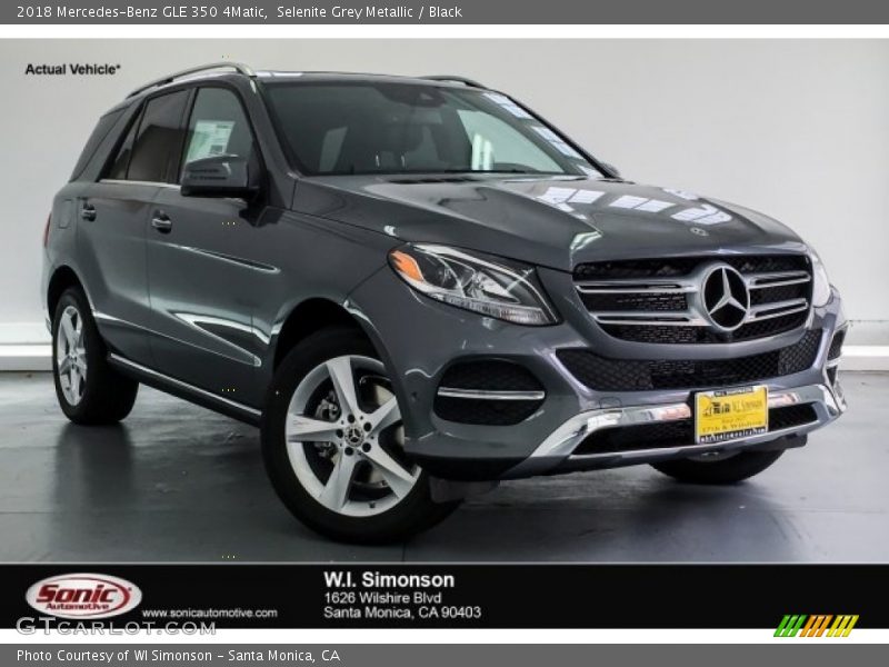 Selenite Grey Metallic / Black 2018 Mercedes-Benz GLE 350 4Matic