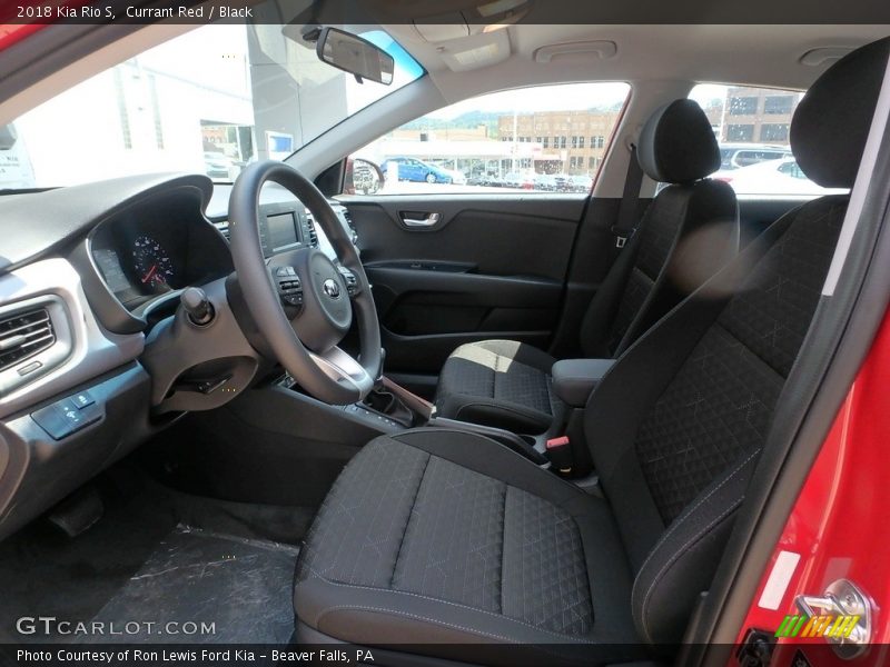 Currant Red / Black 2018 Kia Rio S