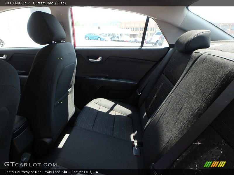 Currant Red / Black 2018 Kia Rio S