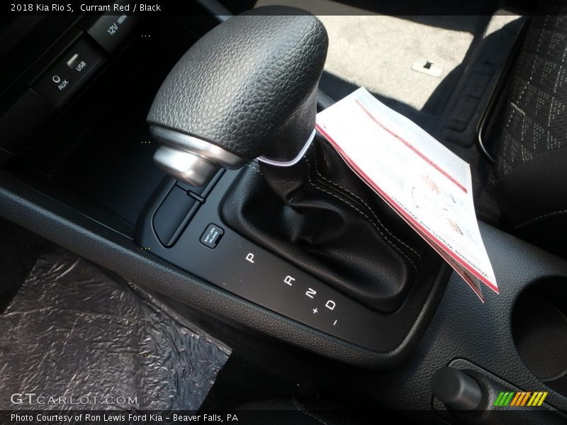 Currant Red / Black 2018 Kia Rio S