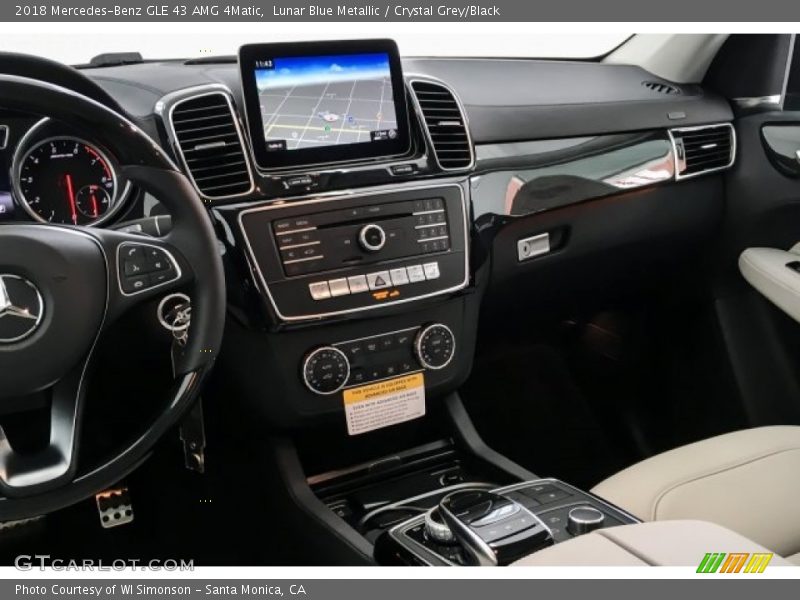 Lunar Blue Metallic / Crystal Grey/Black 2018 Mercedes-Benz GLE 43 AMG 4Matic