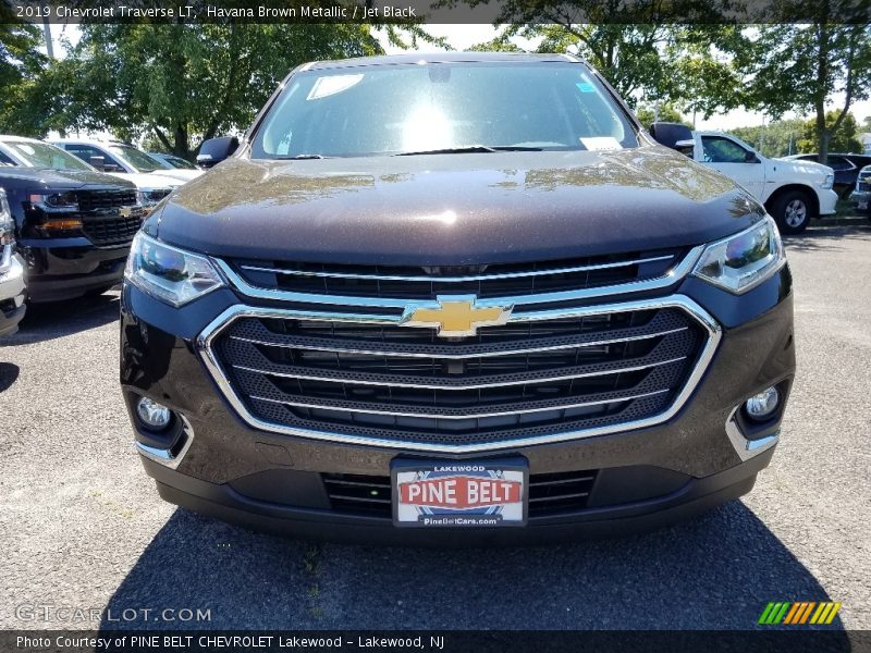 Havana Brown Metallic / Jet Black 2019 Chevrolet Traverse LT