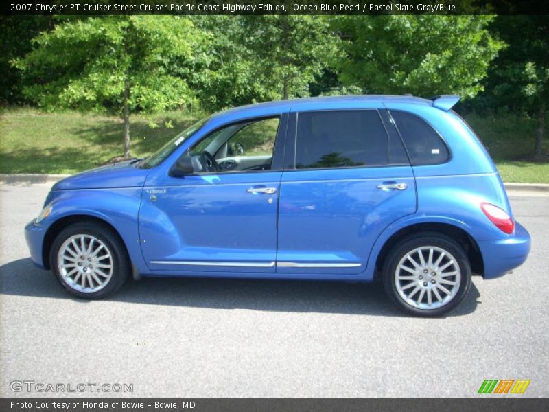 Ocean Blue Pearl / Pastel Slate Gray/Blue 2007 Chrysler PT Cruiser Street Cruiser Pacific Coast Highway Edition