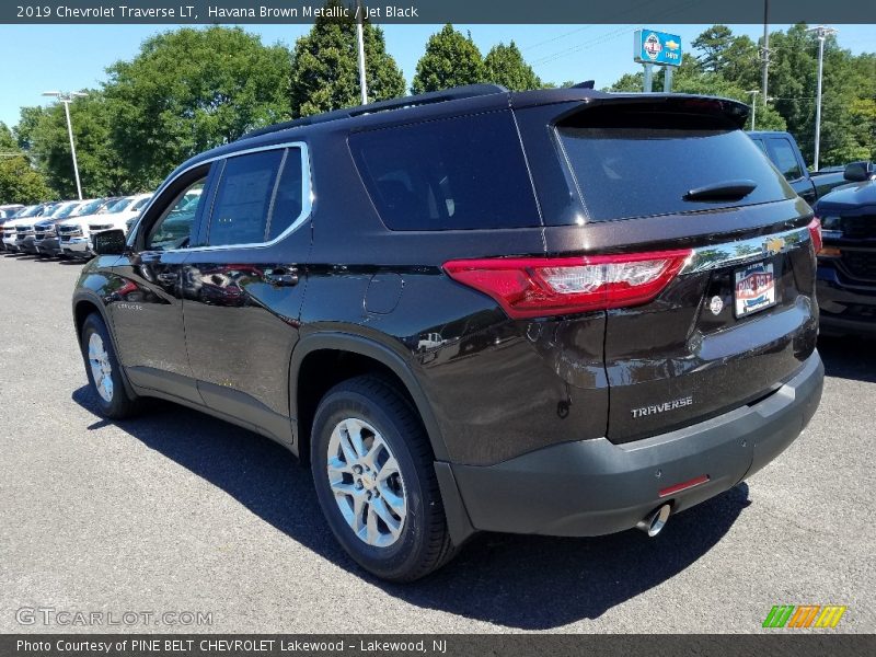 Havana Brown Metallic / Jet Black 2019 Chevrolet Traverse LT
