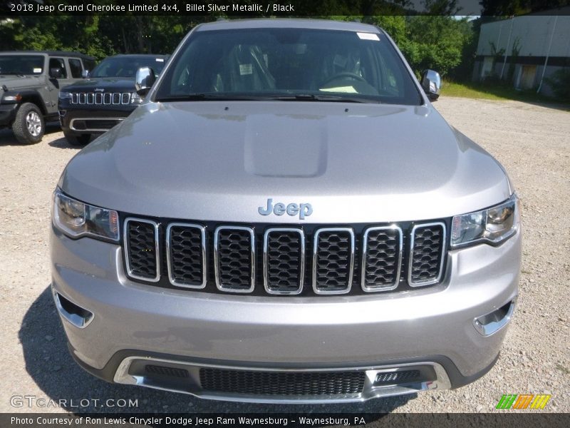 Billet Silver Metallic / Black 2018 Jeep Grand Cherokee Limited 4x4