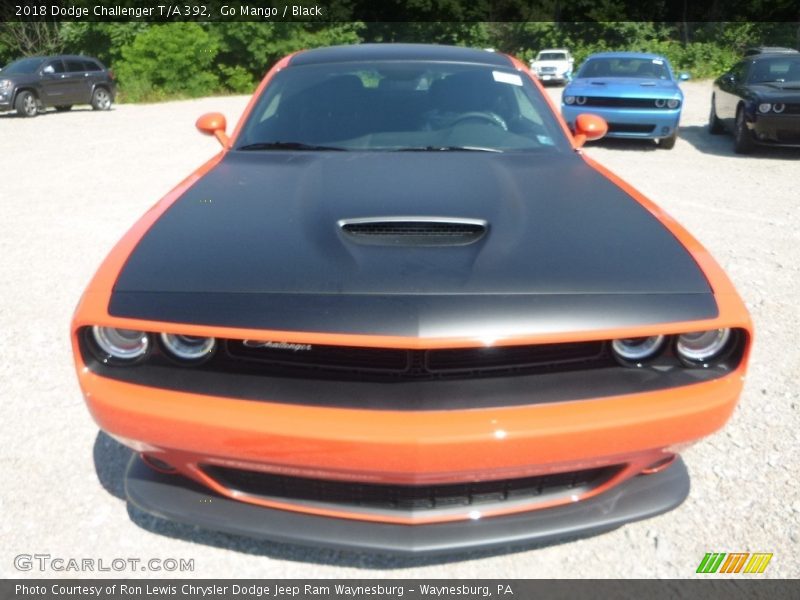 Go Mango / Black 2018 Dodge Challenger T/A 392