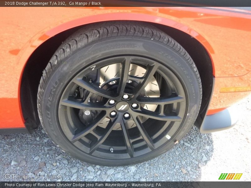 Go Mango / Black 2018 Dodge Challenger T/A 392