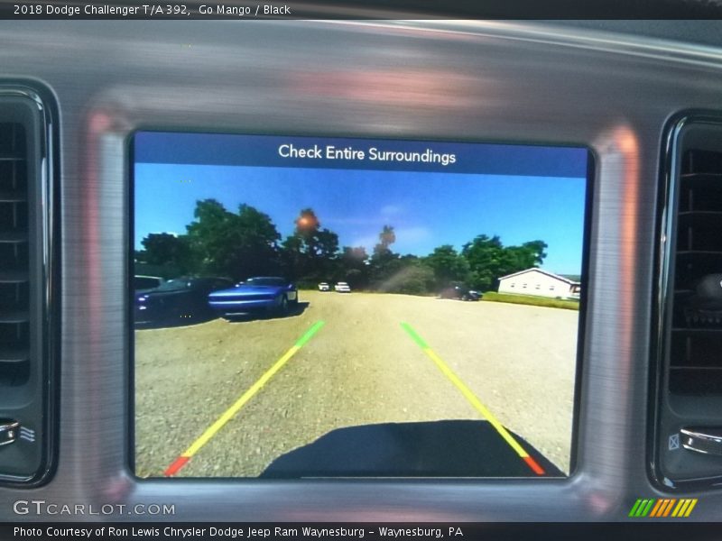 Go Mango / Black 2018 Dodge Challenger T/A 392