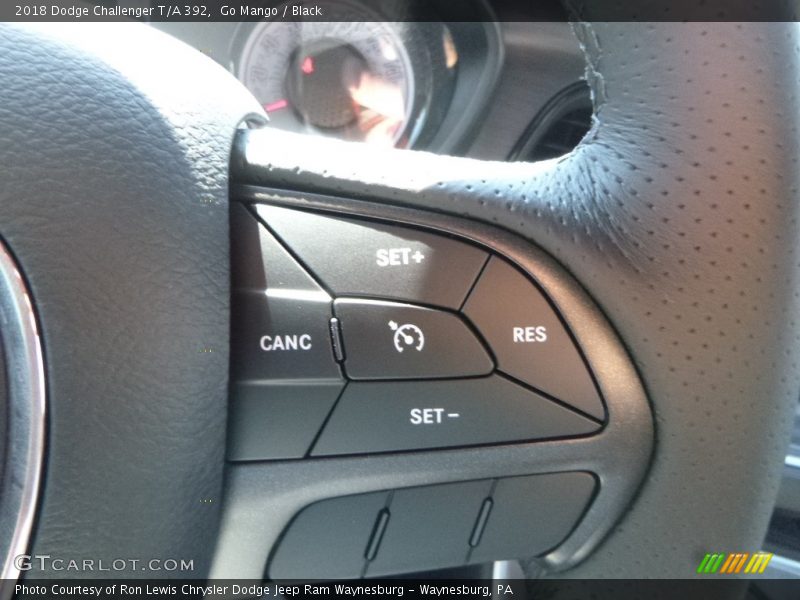 Go Mango / Black 2018 Dodge Challenger T/A 392