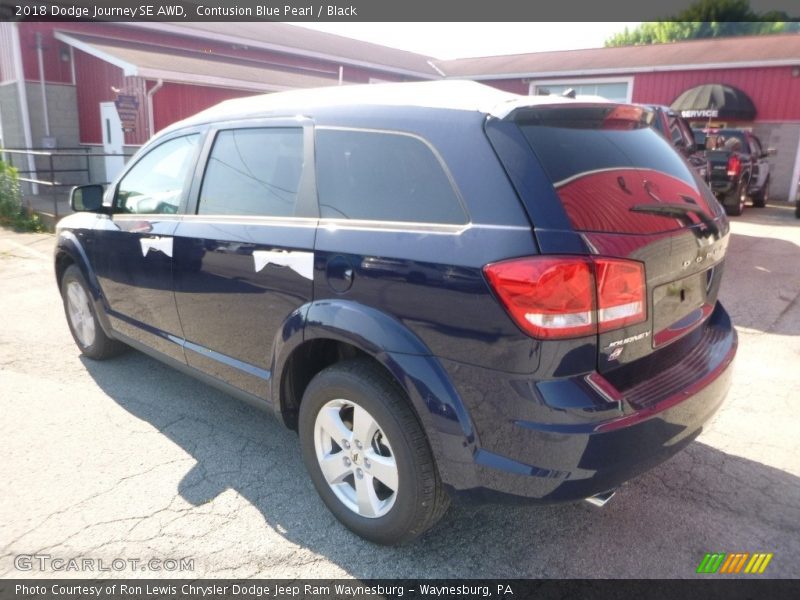 Contusion Blue Pearl / Black 2018 Dodge Journey SE AWD