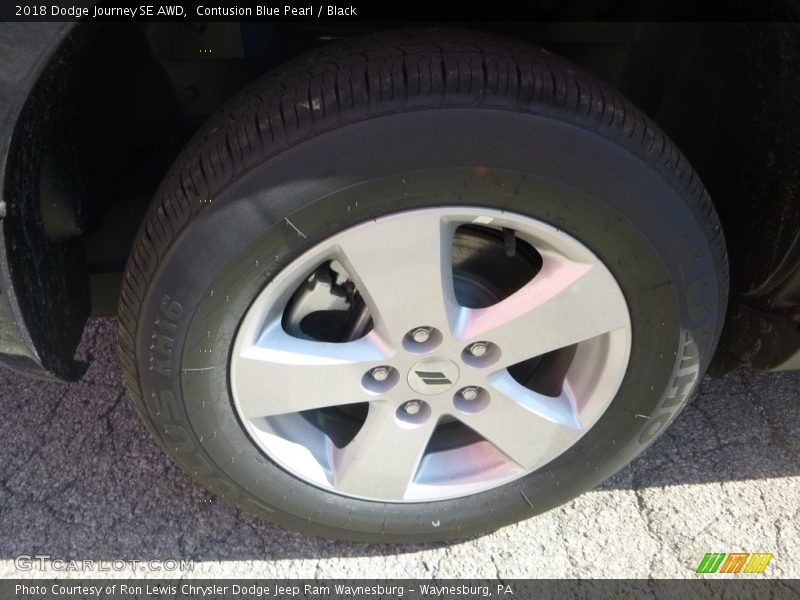 Contusion Blue Pearl / Black 2018 Dodge Journey SE AWD