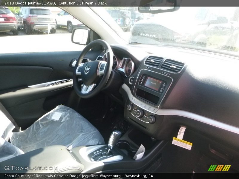Contusion Blue Pearl / Black 2018 Dodge Journey SE AWD