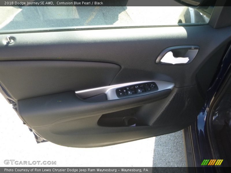 Contusion Blue Pearl / Black 2018 Dodge Journey SE AWD