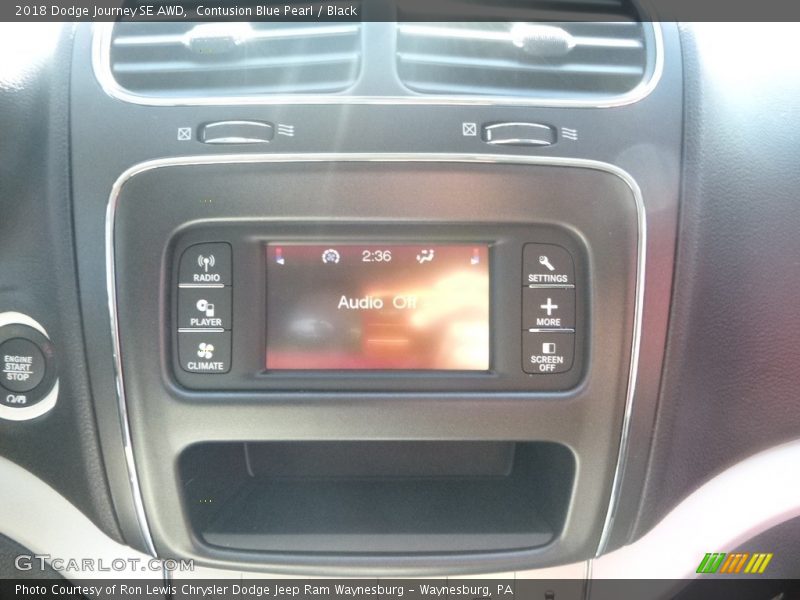 Contusion Blue Pearl / Black 2018 Dodge Journey SE AWD