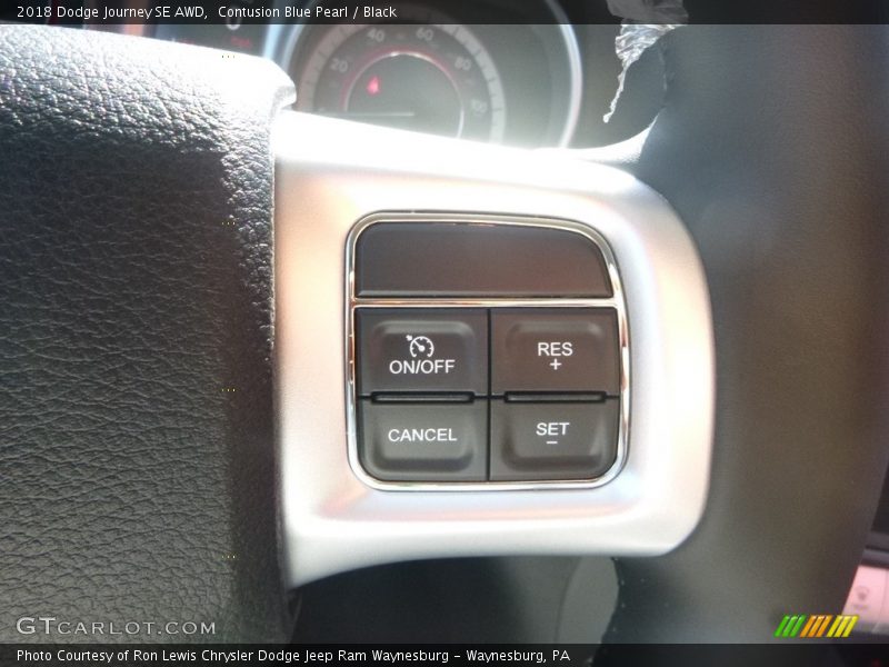 Contusion Blue Pearl / Black 2018 Dodge Journey SE AWD