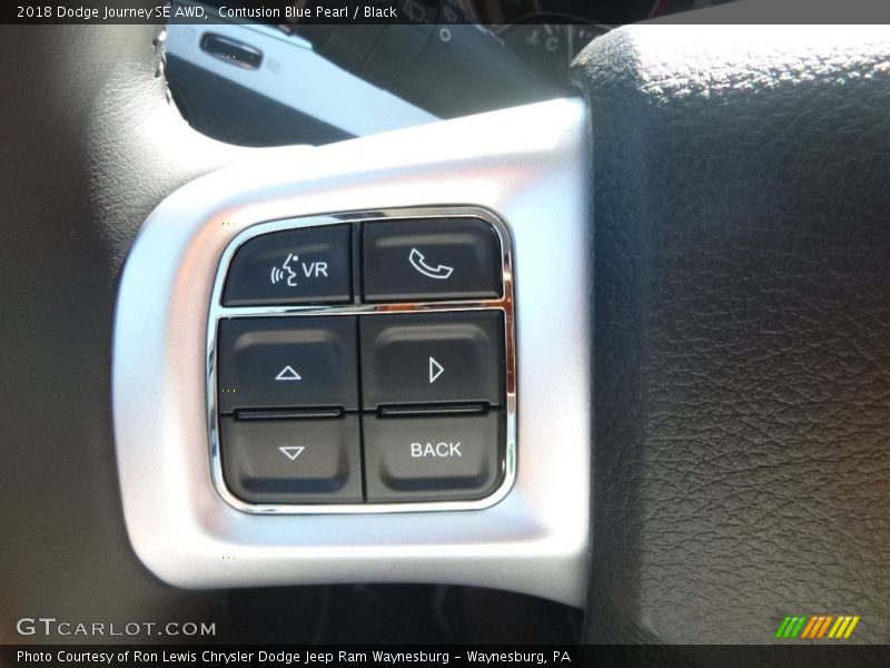 Contusion Blue Pearl / Black 2018 Dodge Journey SE AWD