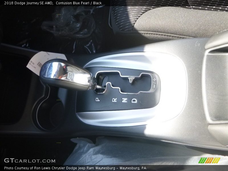 Contusion Blue Pearl / Black 2018 Dodge Journey SE AWD
