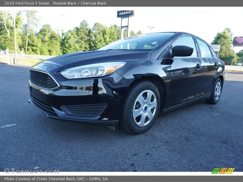 Shadow Black / Charcoal Black 2016 Ford Focus S Sedan