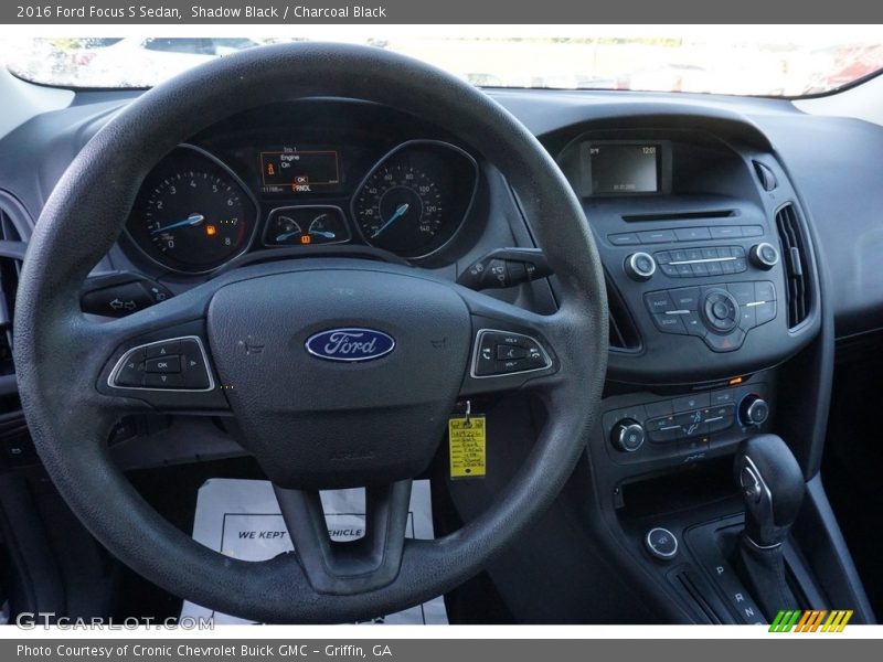 Shadow Black / Charcoal Black 2016 Ford Focus S Sedan