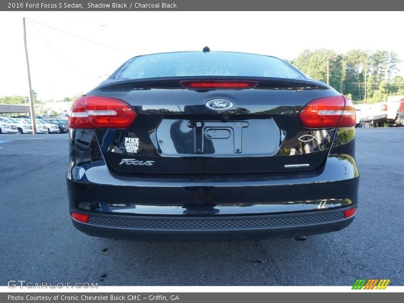 Shadow Black / Charcoal Black 2016 Ford Focus S Sedan