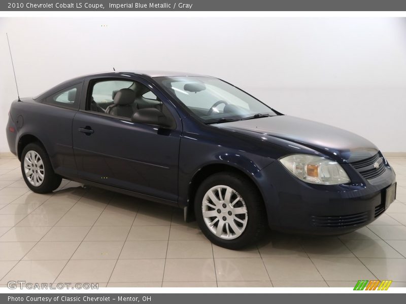 Imperial Blue Metallic / Gray 2010 Chevrolet Cobalt LS Coupe