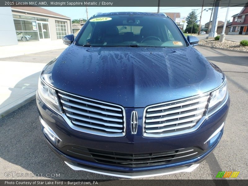 Midnight Sapphire Metallic / Ebony 2015 Lincoln MKC AWD