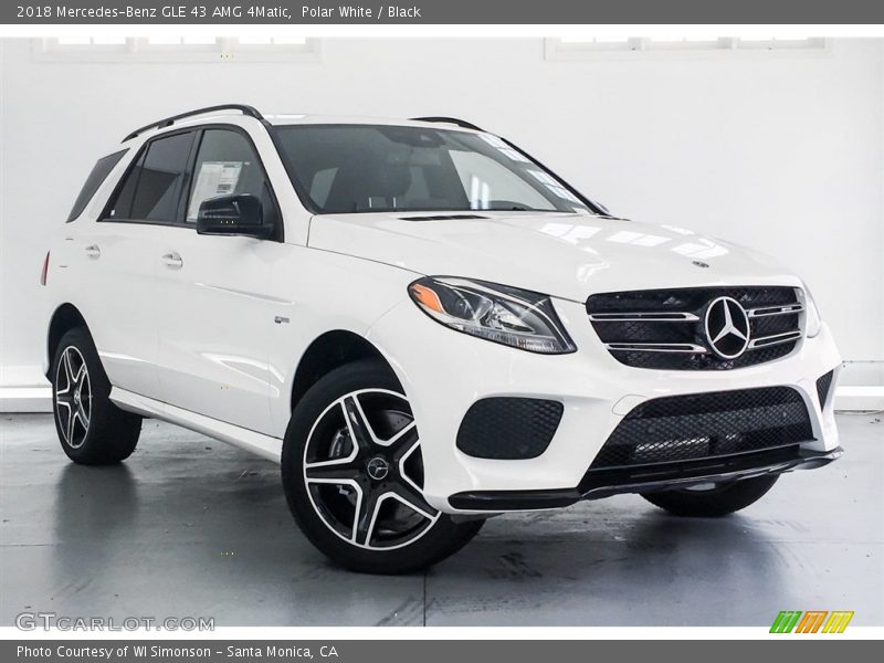 Polar White / Black 2018 Mercedes-Benz GLE 43 AMG 4Matic