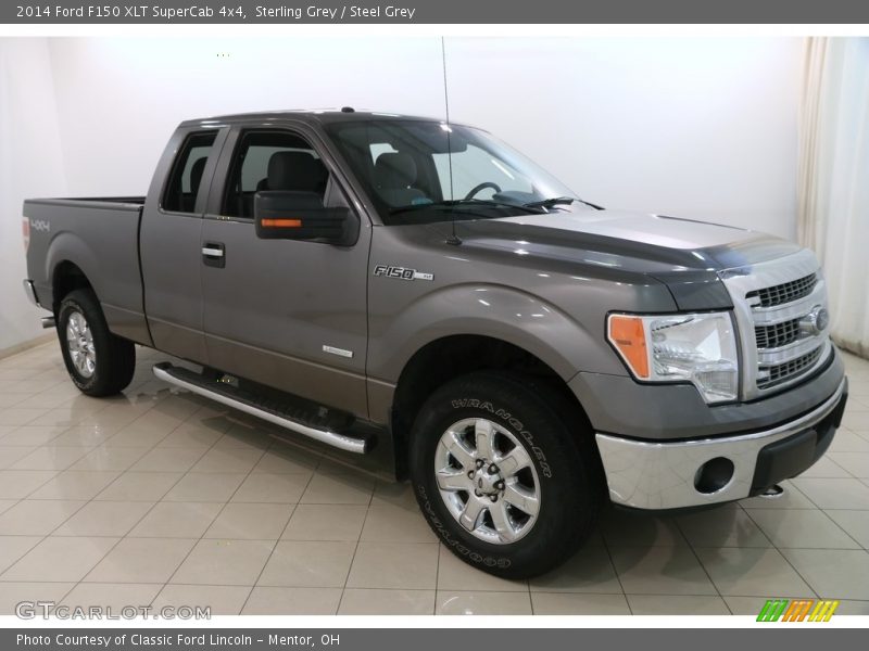 Sterling Grey / Steel Grey 2014 Ford F150 XLT SuperCab 4x4