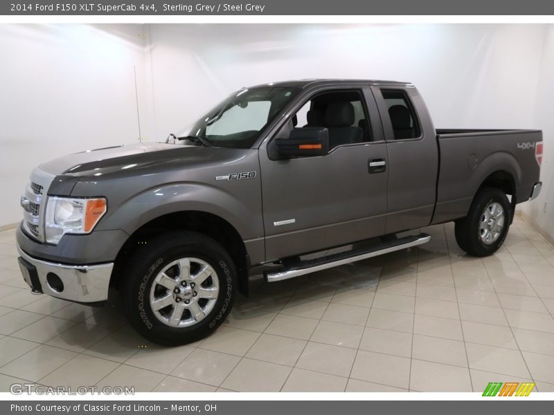 Sterling Grey / Steel Grey 2014 Ford F150 XLT SuperCab 4x4