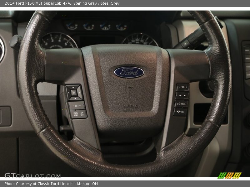 Sterling Grey / Steel Grey 2014 Ford F150 XLT SuperCab 4x4